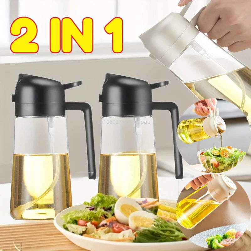 2-in-1 Kitchen Oil Dispenser and Spray Bottle