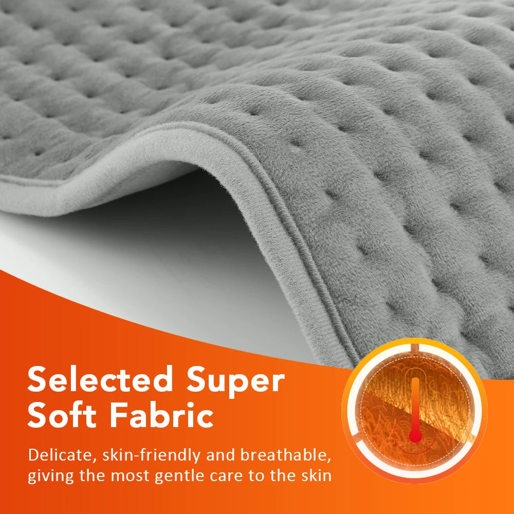Electric Heated Waist and Back Support Wrap with Temperature Control