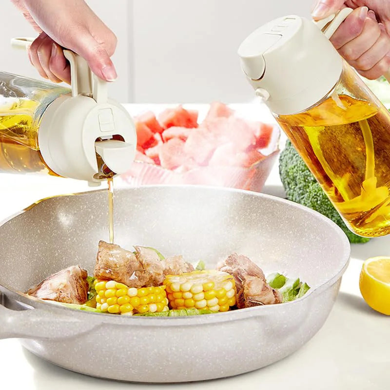 500ml Kitchen Oil Sprayer Bottle for Healthy Cooking