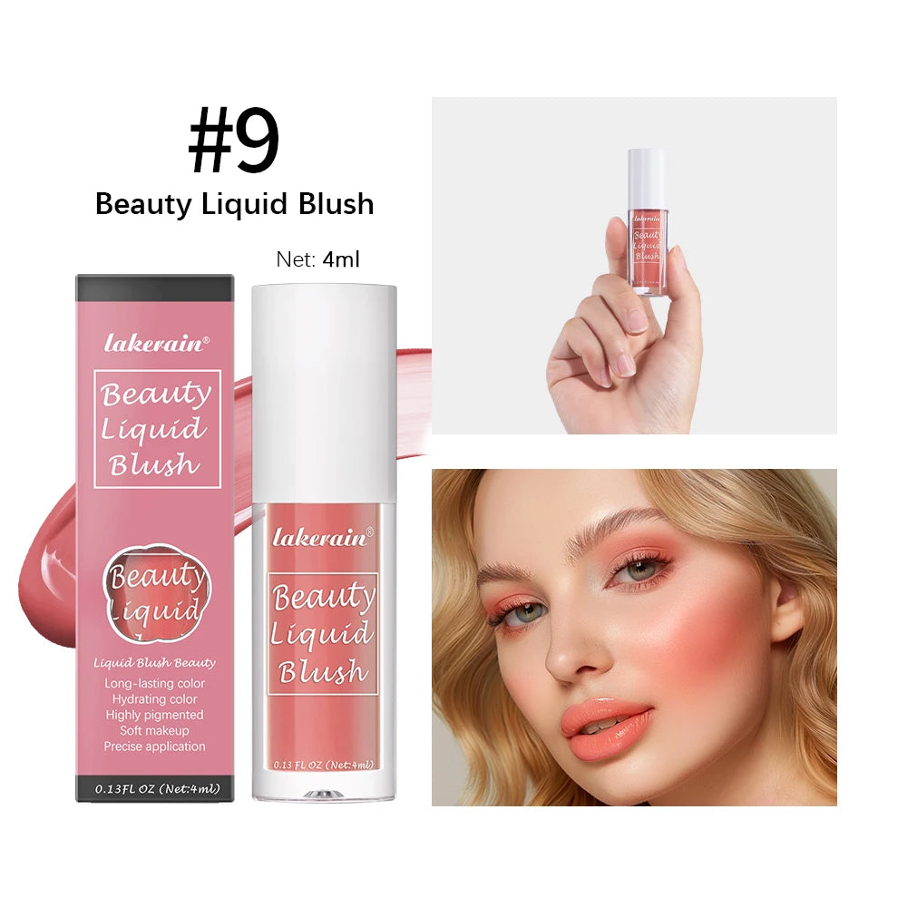 Waterproof Liquid Cheek Blush for Natural Makeup