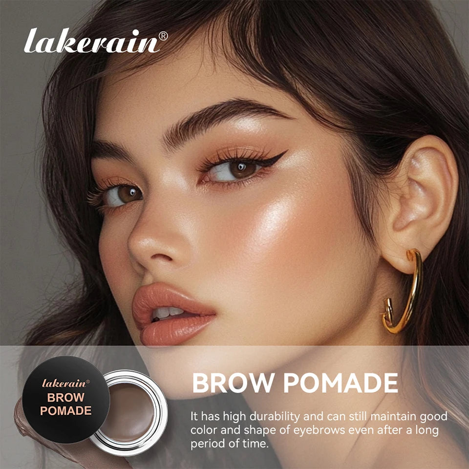 Waterproof Smudge-Proof Eyebrow Pomade Styling Cream - 8