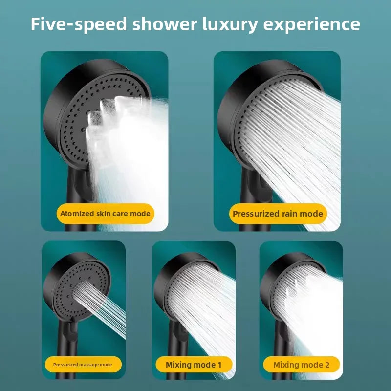 5-Mode High-Pressure Water Saving Shower Head - 6