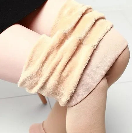 Thermal Fleece Lined Shaping Tights for Women - 2