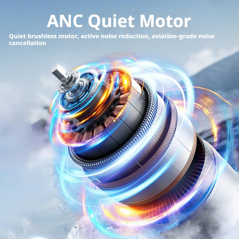 Portable Handheld Cooling Fan with Ice Compress Technology
