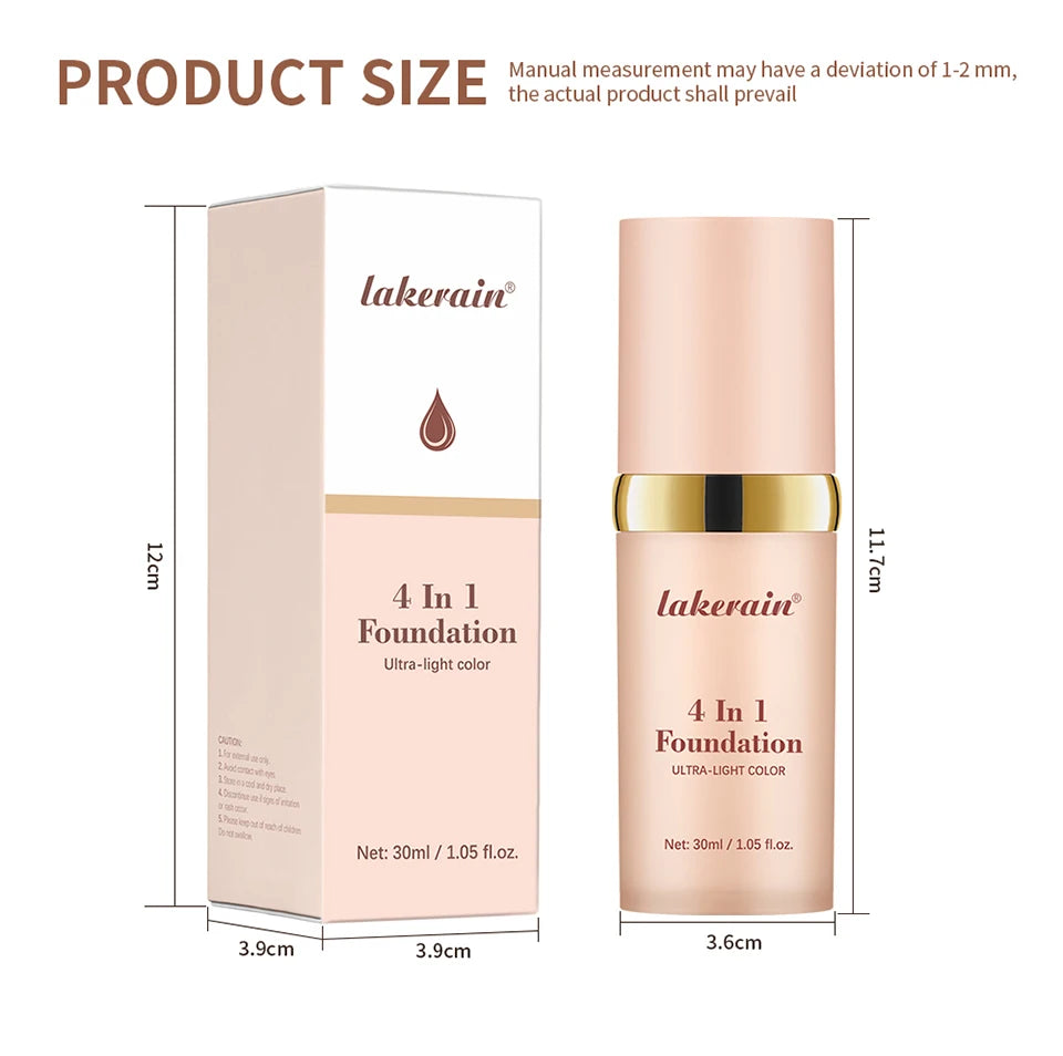 4-in-1 Color Changing Moisturizing Foundation with SPF 30