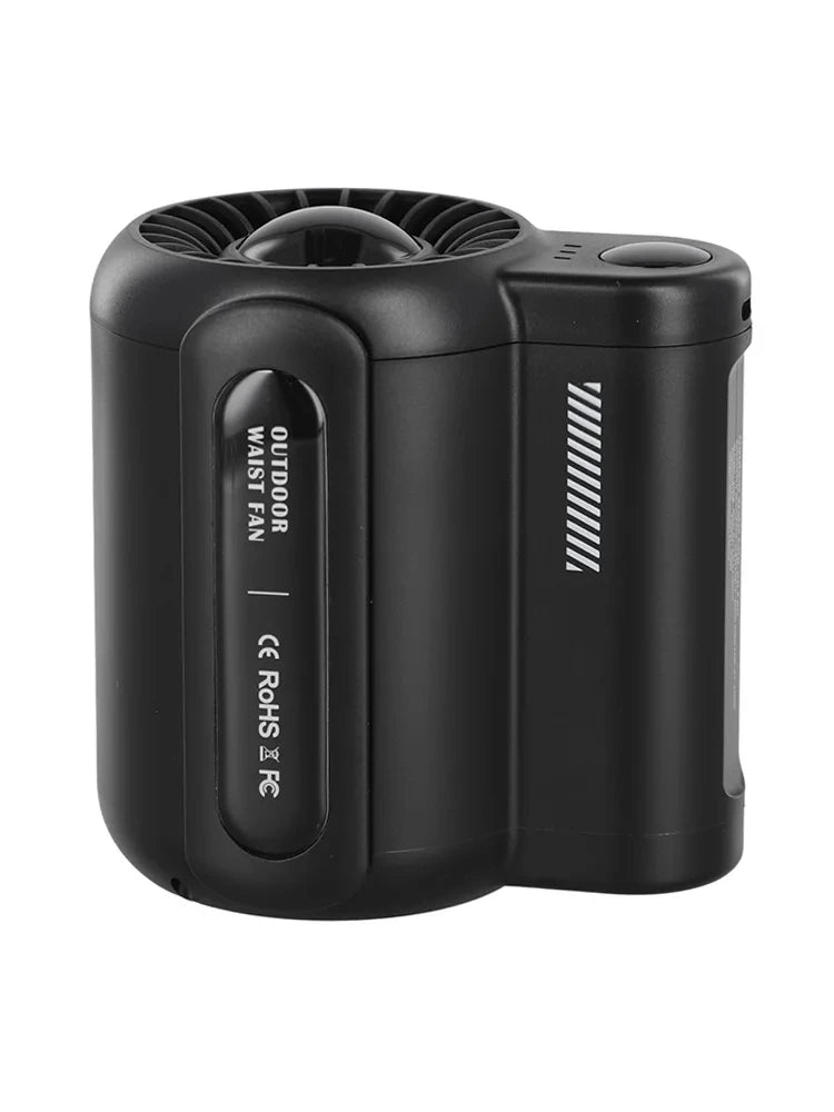 Portable Rechargeable Waist Clip Cooling Fan for Travel and Sports - 21