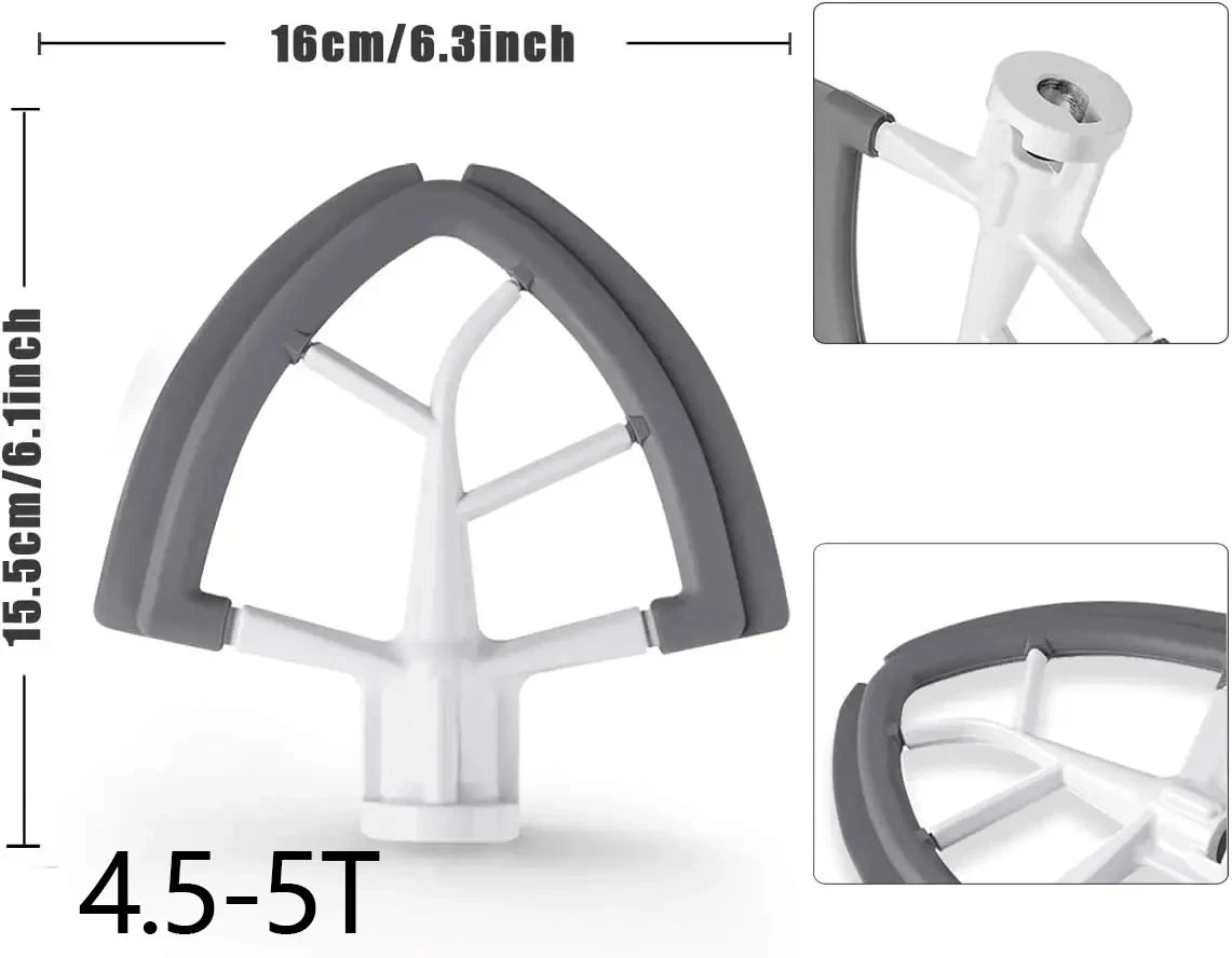Silicone Edge Flex Beater for 4.5-5qt Tilt-Head Mixers - 10