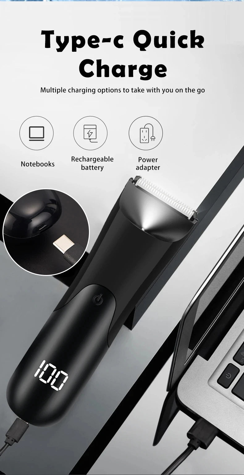 Electric Groin and Body Hair Trimmer - 14