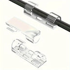 Self-Adhesive Cable Management Clips for Desk and Home
