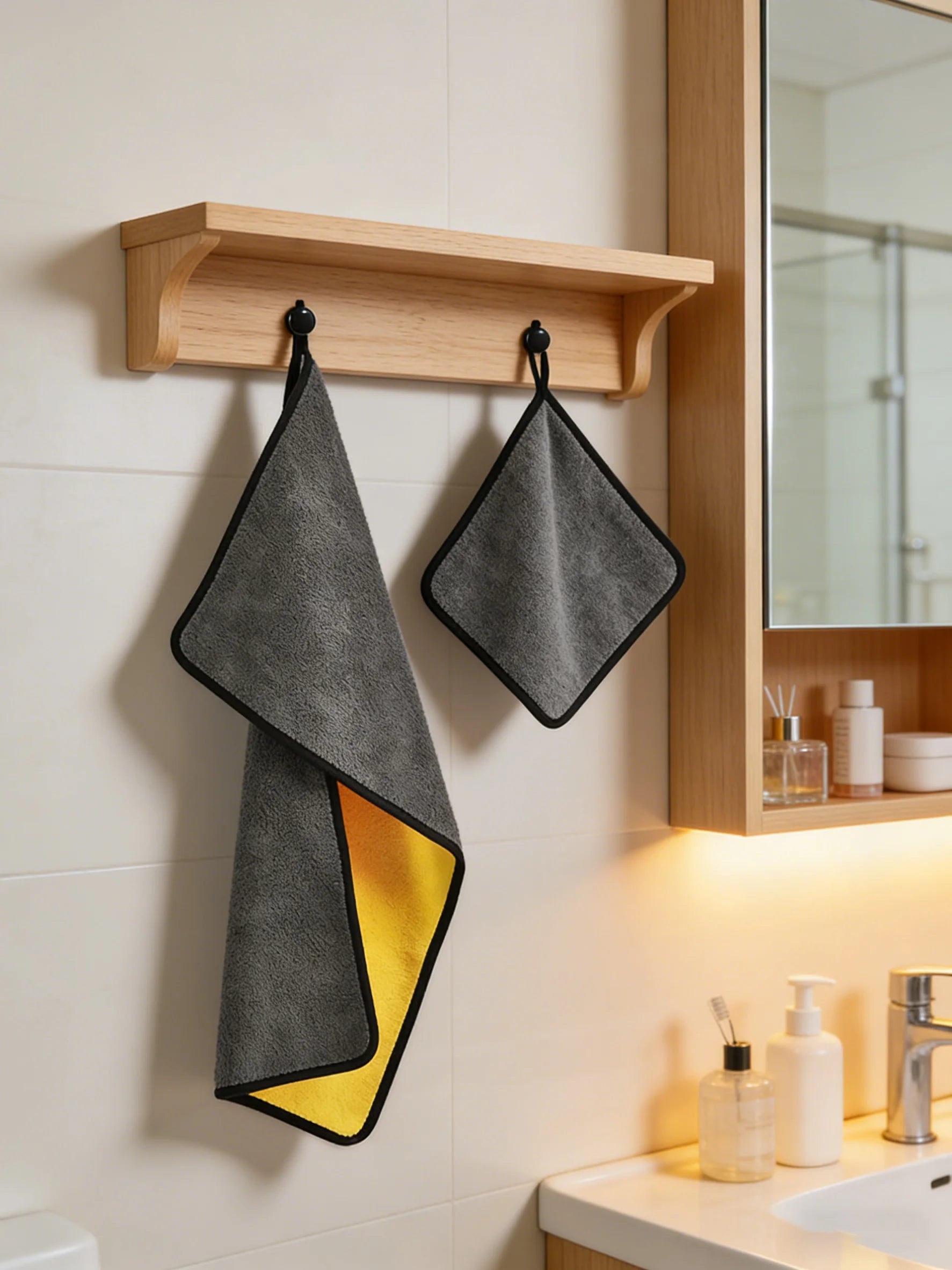 Ultra-Absorbent Microfiber Cleaning Towels for Home and Car