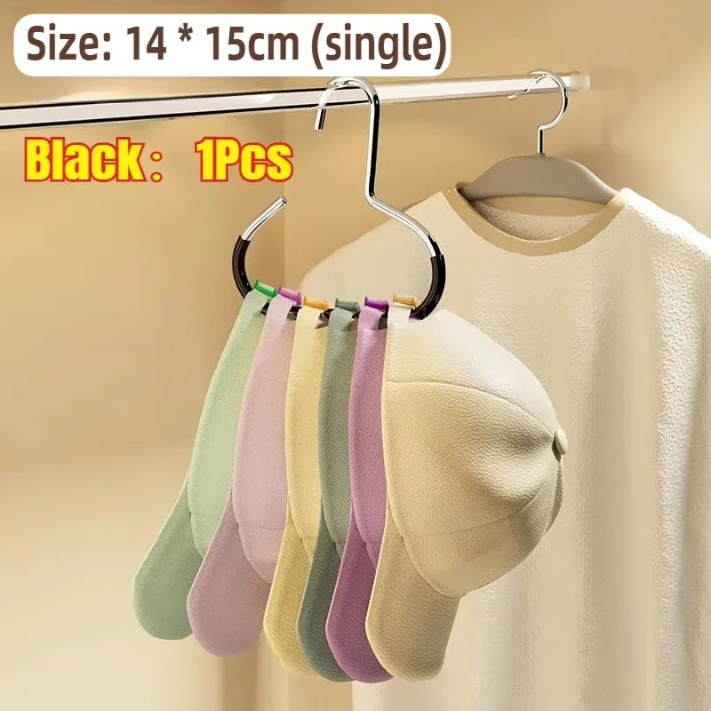 Multifunction Space Saving Hat and Accessory Organizer Hanger