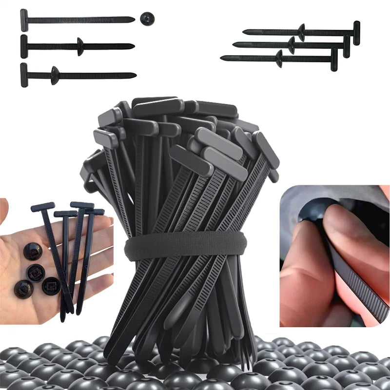 Heavy Duty Nylon Universal Cable Tie Buckle Set - 1