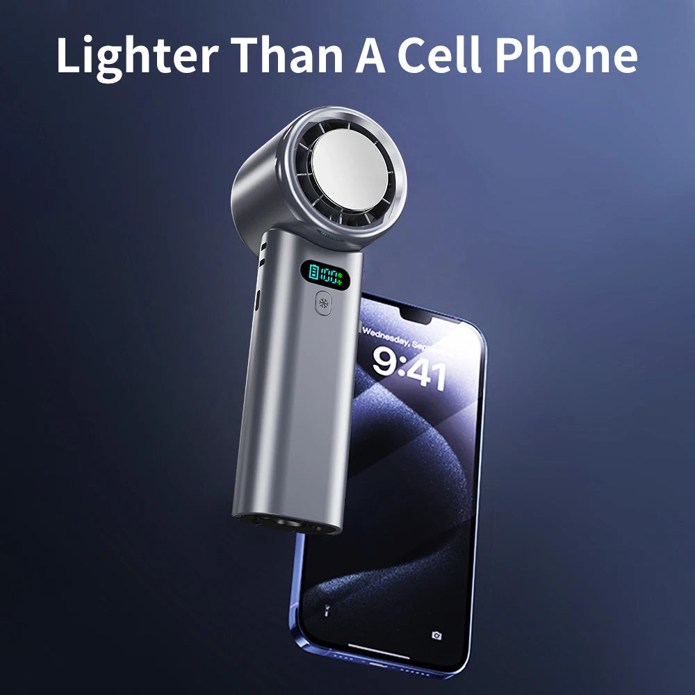 Portable Handheld Cooling Fan with Adjustable Speeds