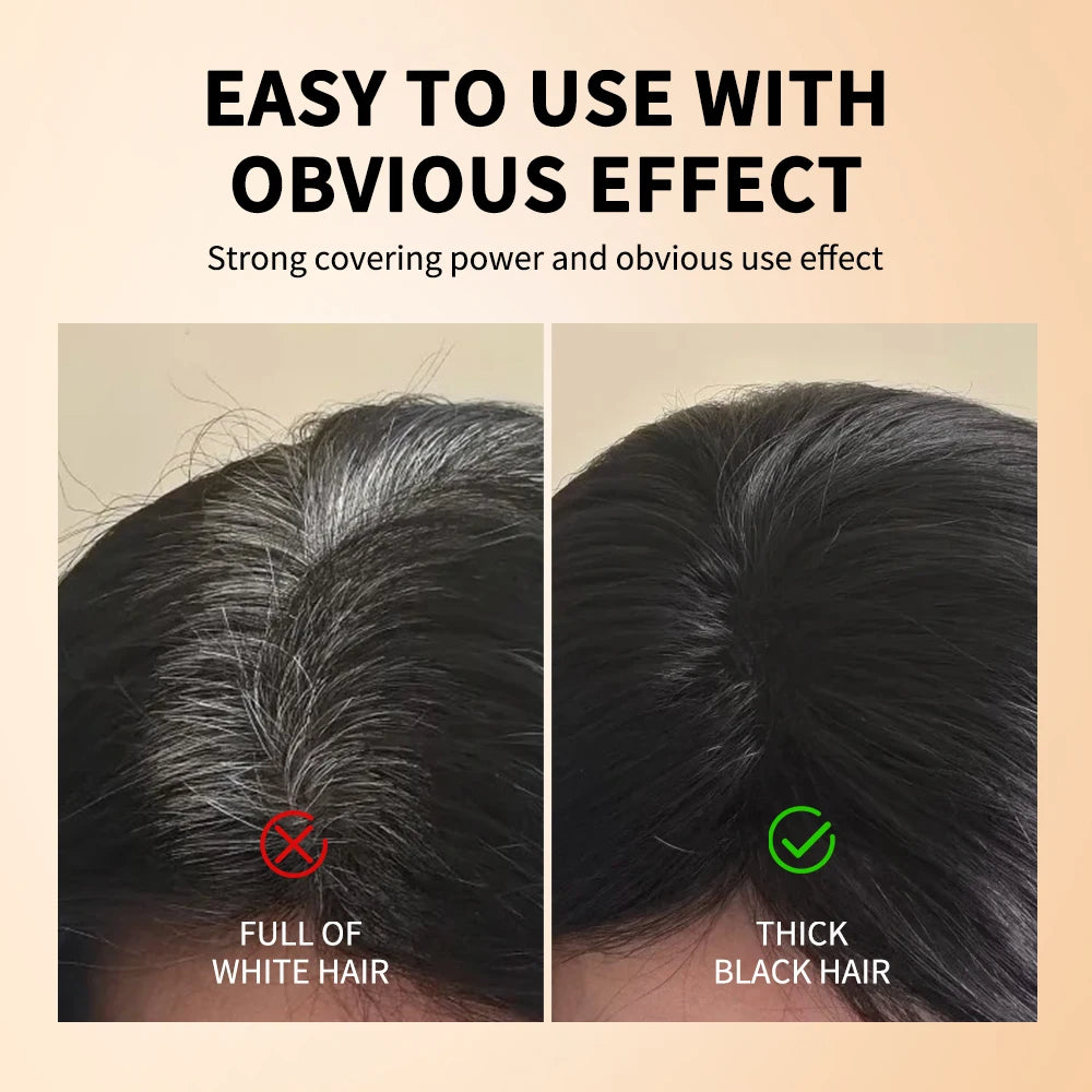 Temporary Hair Root Touch Up Stick with Built-in Comb