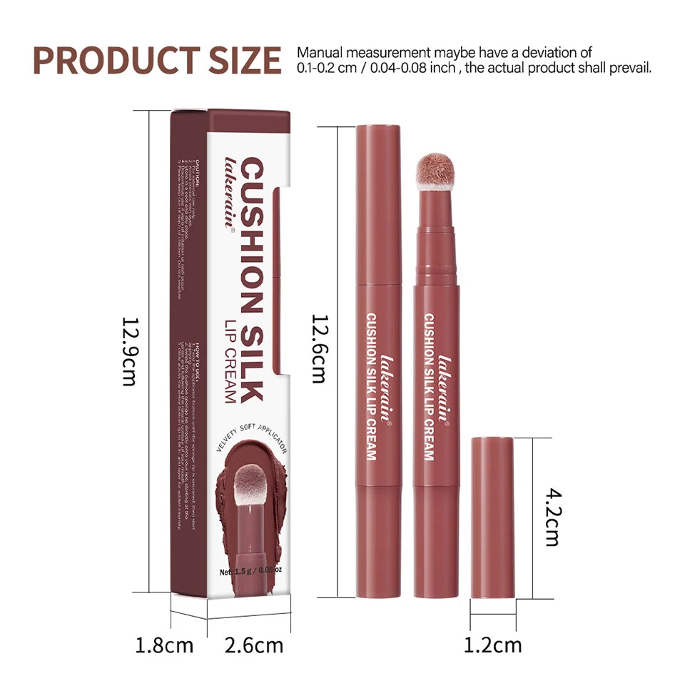 2-in-1 Waterproof Air Cushion Lip Cream and Blush - 18