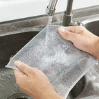 Double-Sided Non-Stick Silver Wire Kitchen Cleaning Cloth