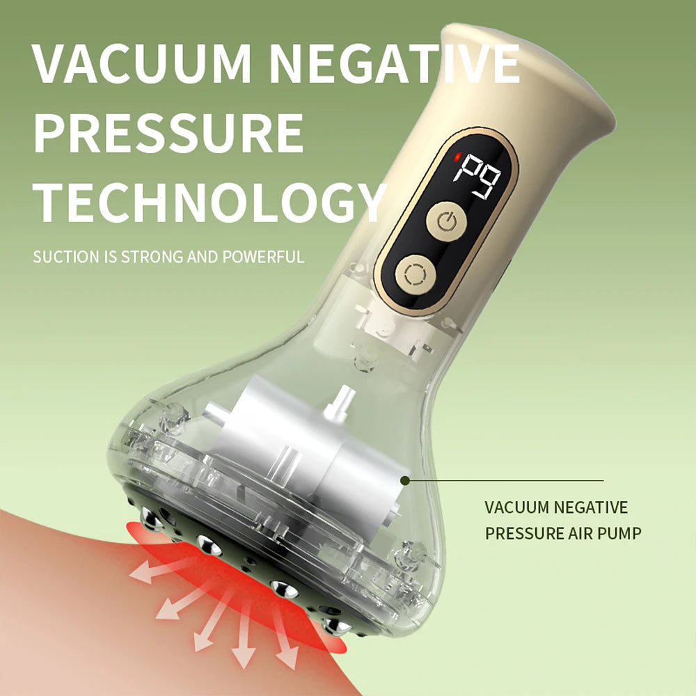 Electric Cupping and Gua Sha Massage Tool for Muscle Relief