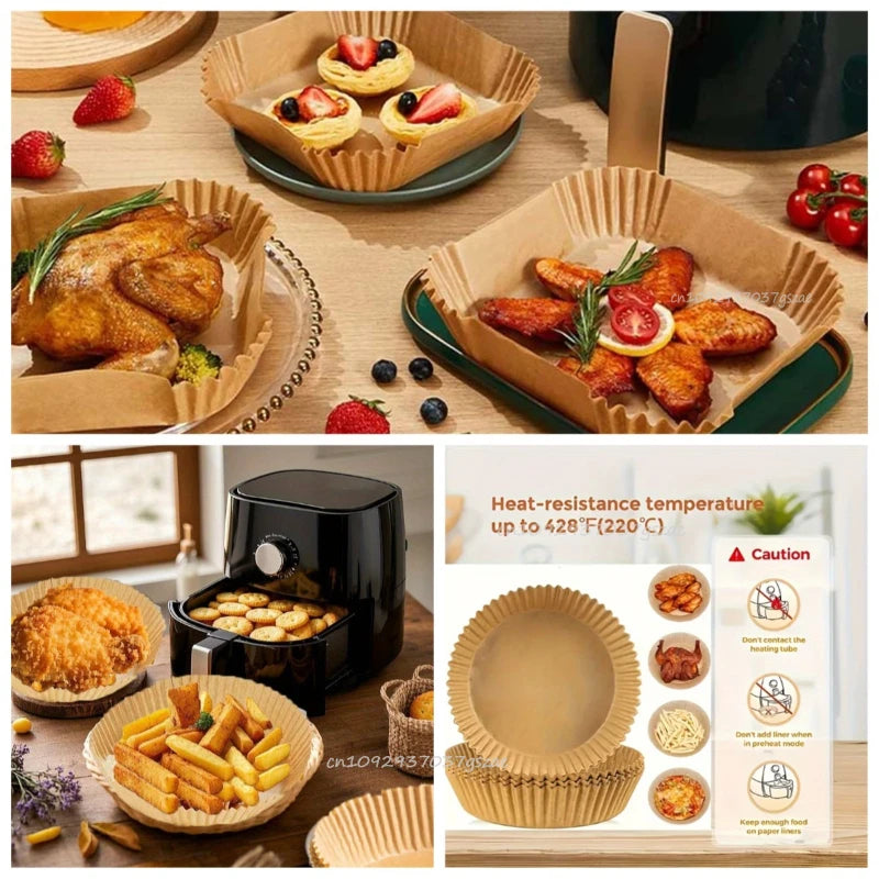 Disposable Parchment Paper Liners for Air Fryer