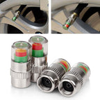 Tire Pressure Monitor Valve Caps for Cars and Motorcycles