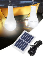 Portable Solar Powered LED Hanging Light for Camping and Emergency