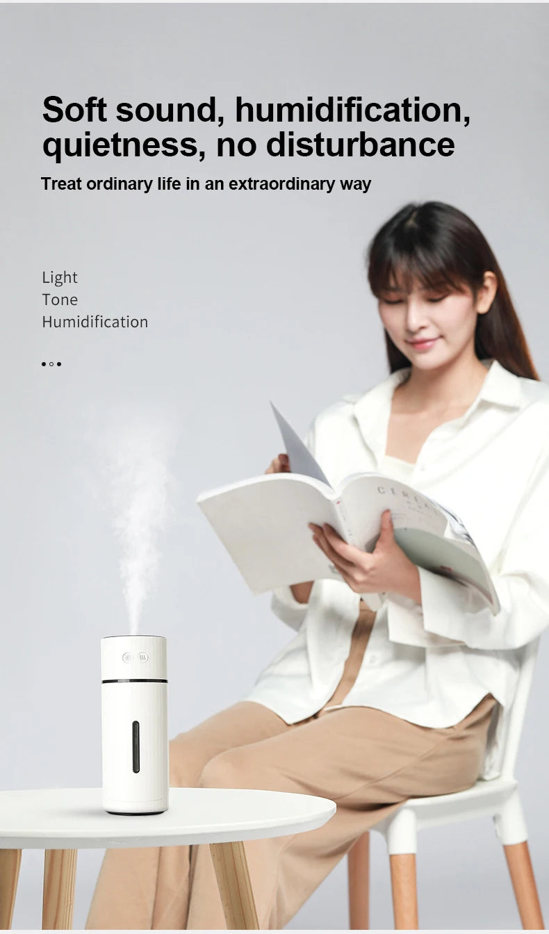 Portable Wireless Desktop Air Humidifier with Adjustable Mist - 9