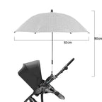 Adjustable UV Protection Umbrella for Baby Strollers