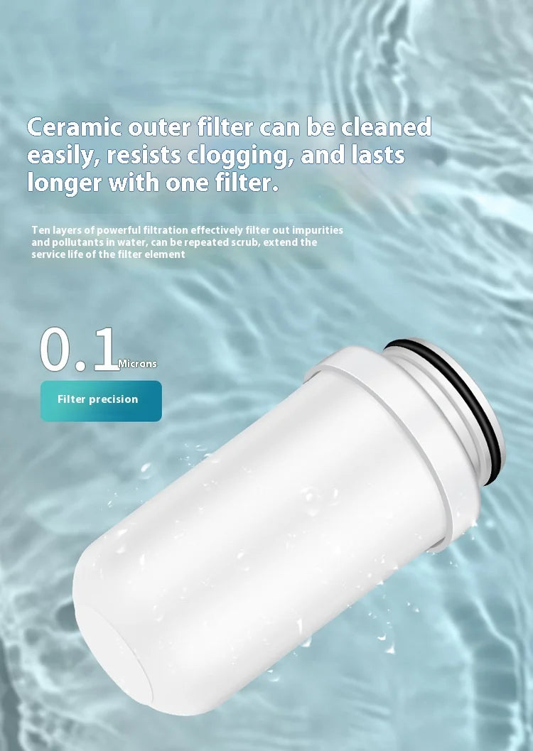 Universal Faucet Mounted Kitchen Water Purifier Filter - 12