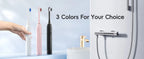 Rechargeable Sonic Electric Toothbrush with 6 Cleaning Modes