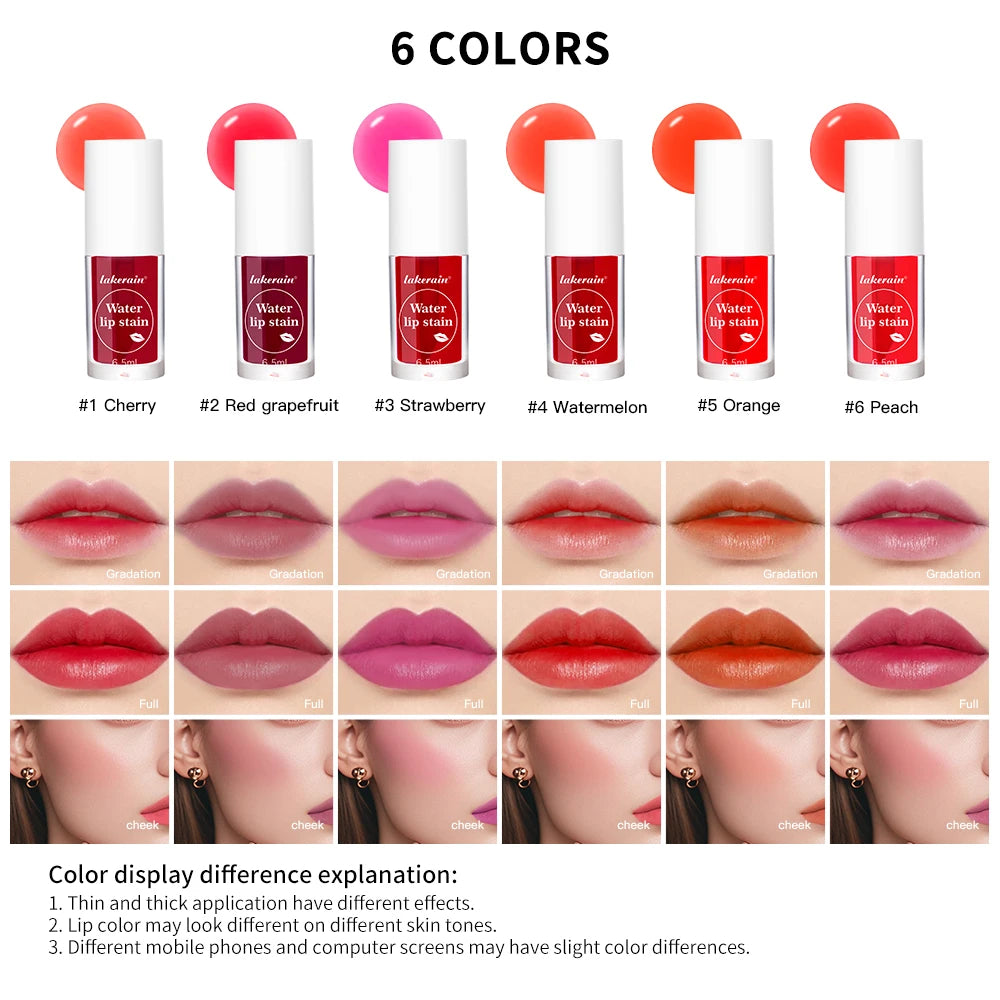 Waterproof 2-in-1 Matte Lip Tint and Liquid Blush - 2