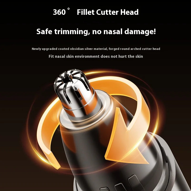 Rechargeable Electric Nose and Ear Hair Trimmer