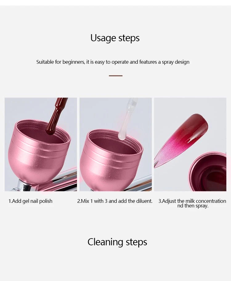 Wireless Portable Airbrush Kit for Painting and Crafts - 10
