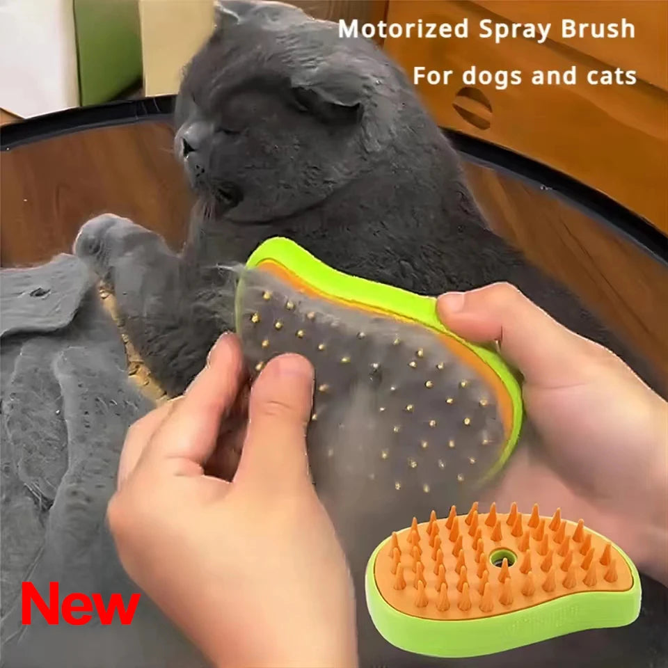 Steam Grooming Brush for Cats and Dogs