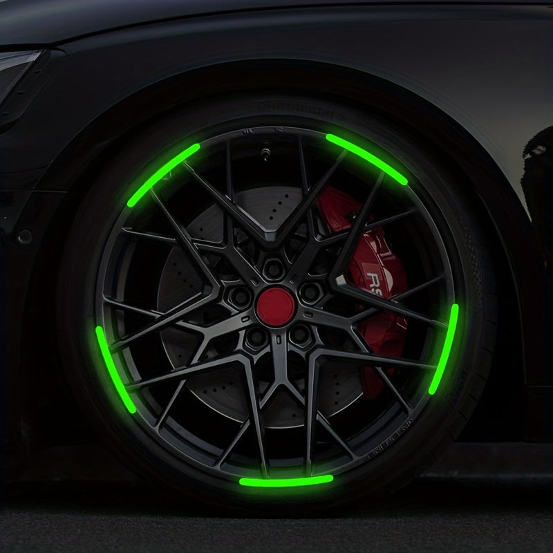 Luminous Reflective Car Wheel Rim Stickers
