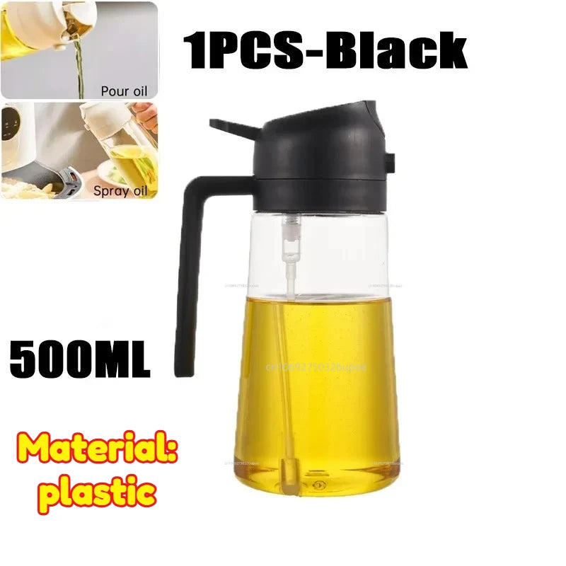 2-in-1 Kitchen Oil Dispenser and Spray Bottle
