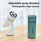 Portable Wireless Desktop Air Humidifier with Adjustable Mist