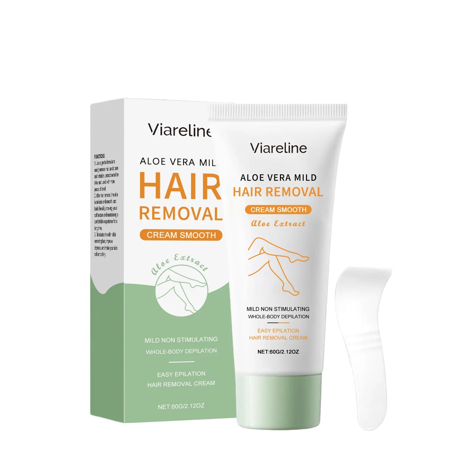 Painless Aloe Vera Hair Removal Cream for Whole Body - 7