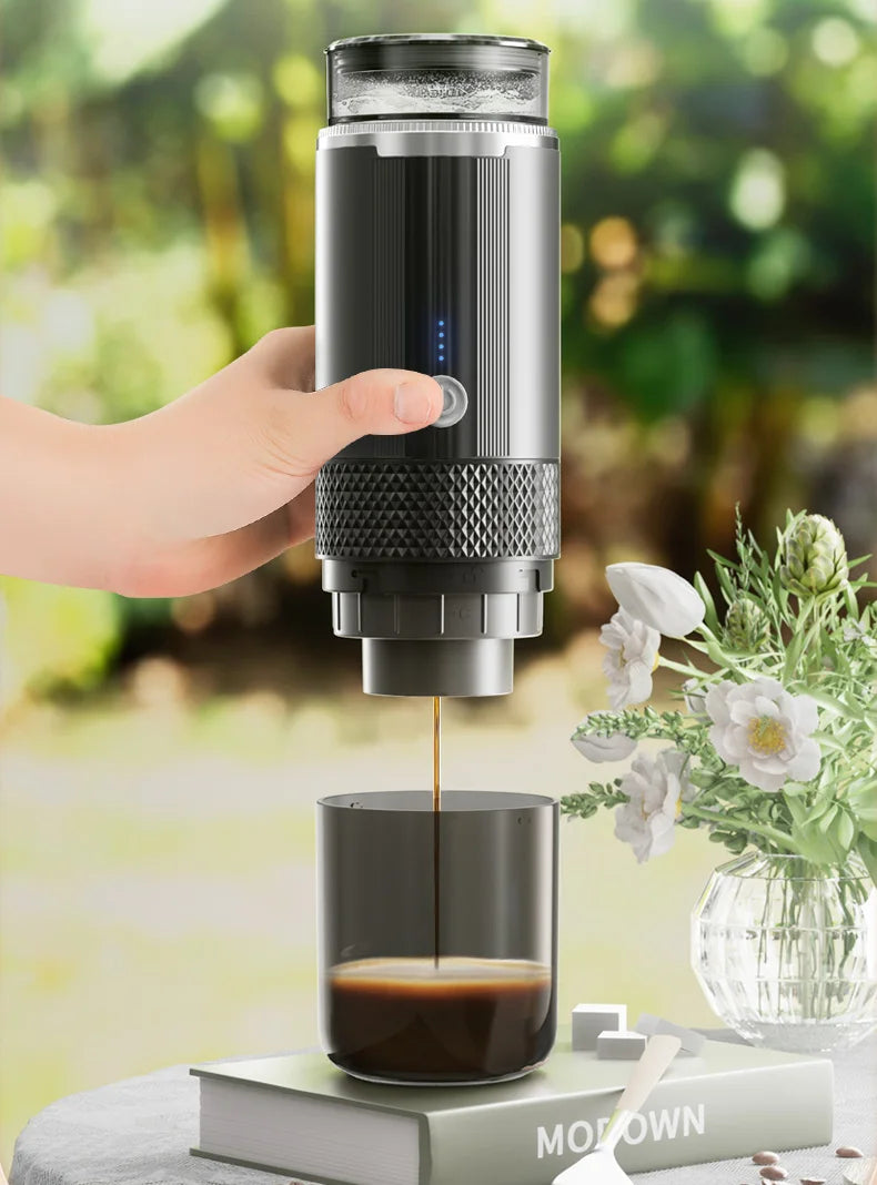 Portable Wireless Espresso Coffee Maker for Travel and Camping