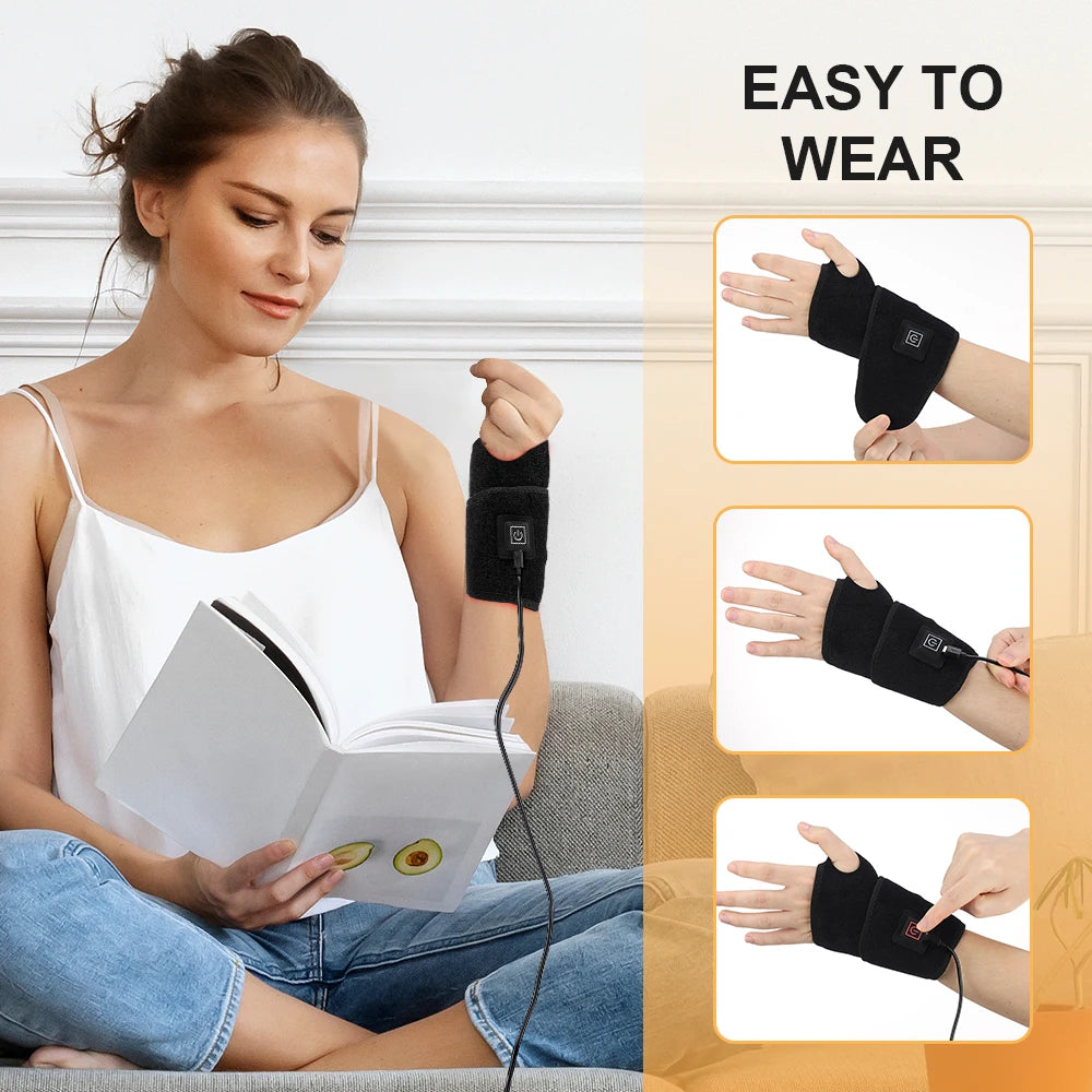 Infrared Red Light Therapy Wrist Brace for Pain Relief - 9