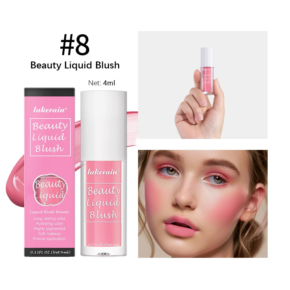 Waterproof Liquid Cheek Blush for Natural Makeup