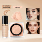 Matte Face Concealer and Setting Powder Makeup Set