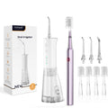 Electric Water Flosser and Sonic Toothbrush Oral Care Combo Kit
