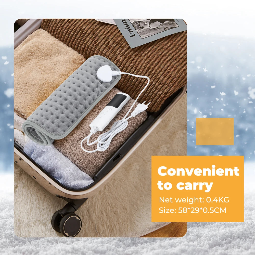Electric Heating Pad for Pain Relief and Warmth