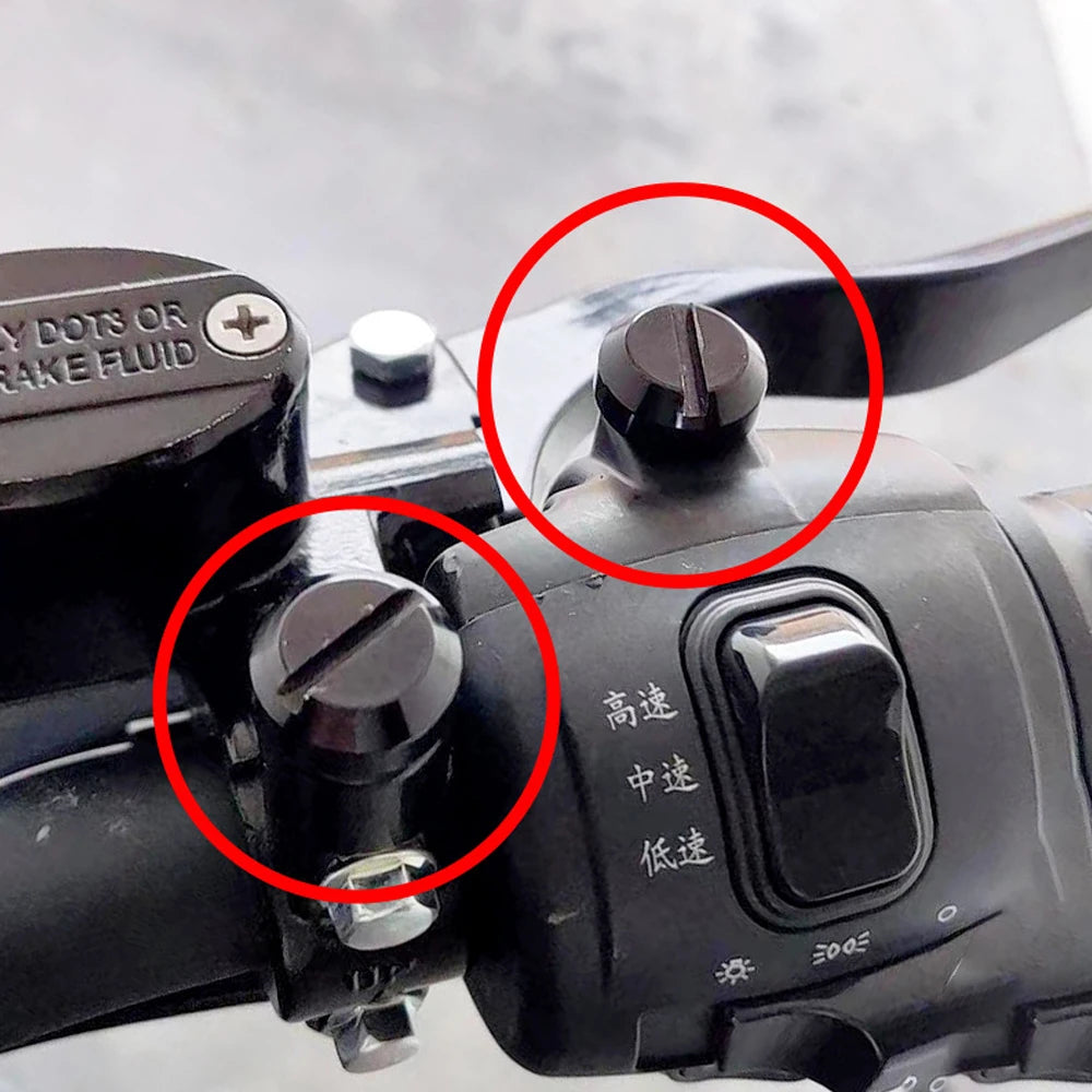 Motorcycle Mirror Hole Plug Screws for M8 and M10 Threads
