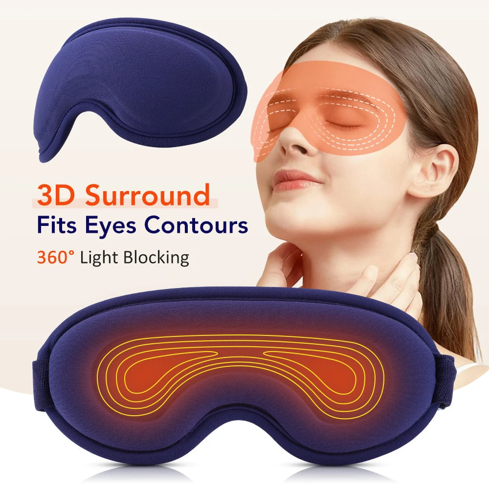 Heated Vibrating Eye Massager for Relaxation and Sleep - 12