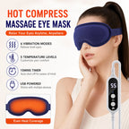 Heated Vibrating Eye Massager for Relaxation and Sleep