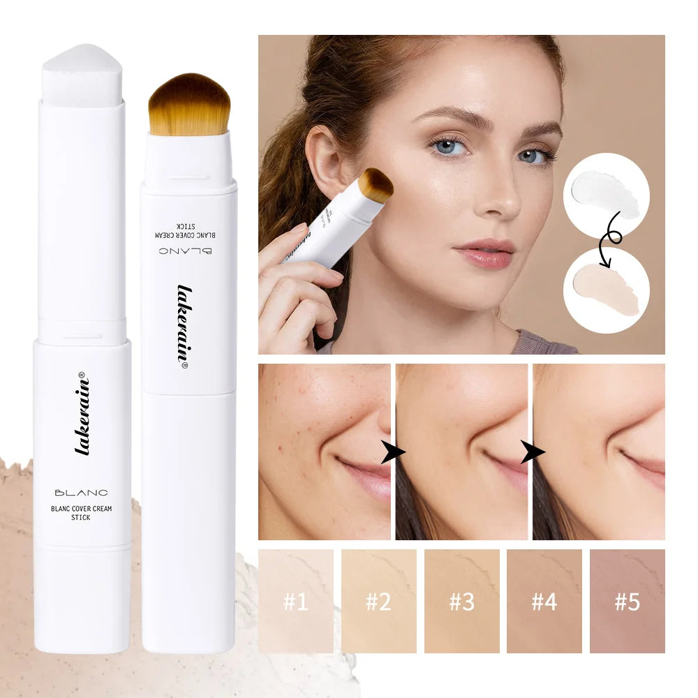Color-Changing Foundation Stick with Built-in Brush