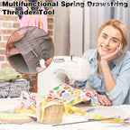 Flexible Spring Drawstring Threader for Sewing and Crafts