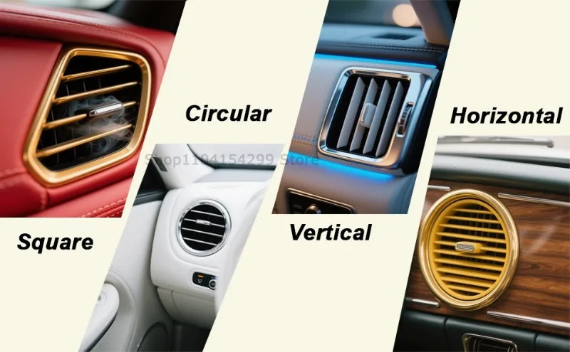 Mini Drum Cymbal Car Vent Decoration Accessory