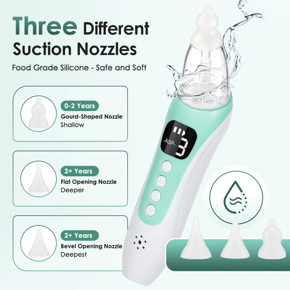 Electric Nasal Aspirator with Music for Newborns and Toddlers