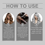 Permanent Silver Gray Hair Dye Cream